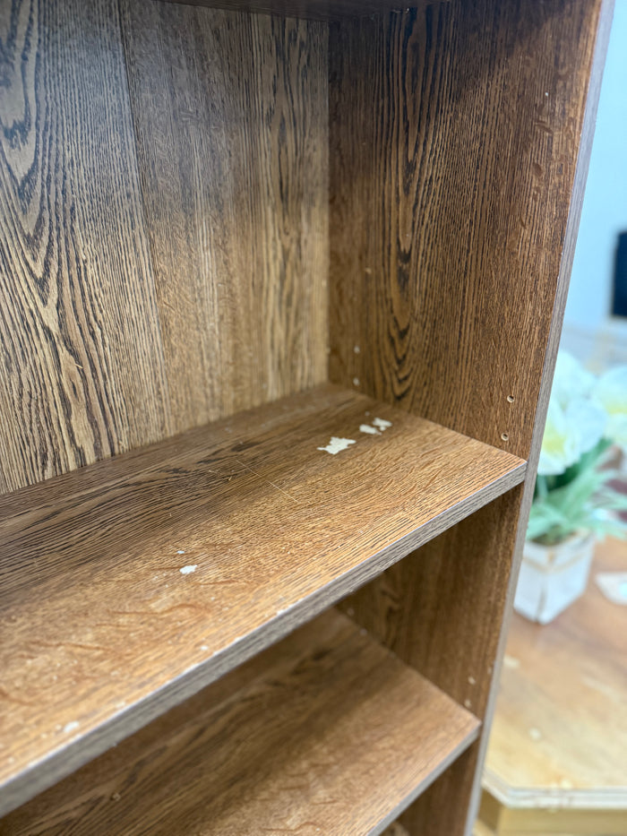 Small Light Caramel Brown Shelving Unit