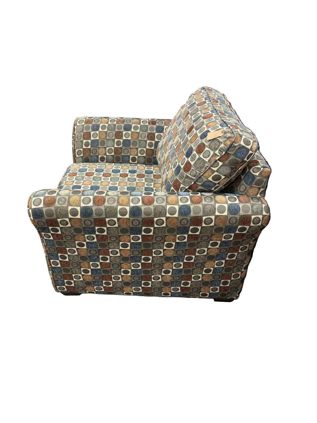 Geometric Patterned Accent Chair