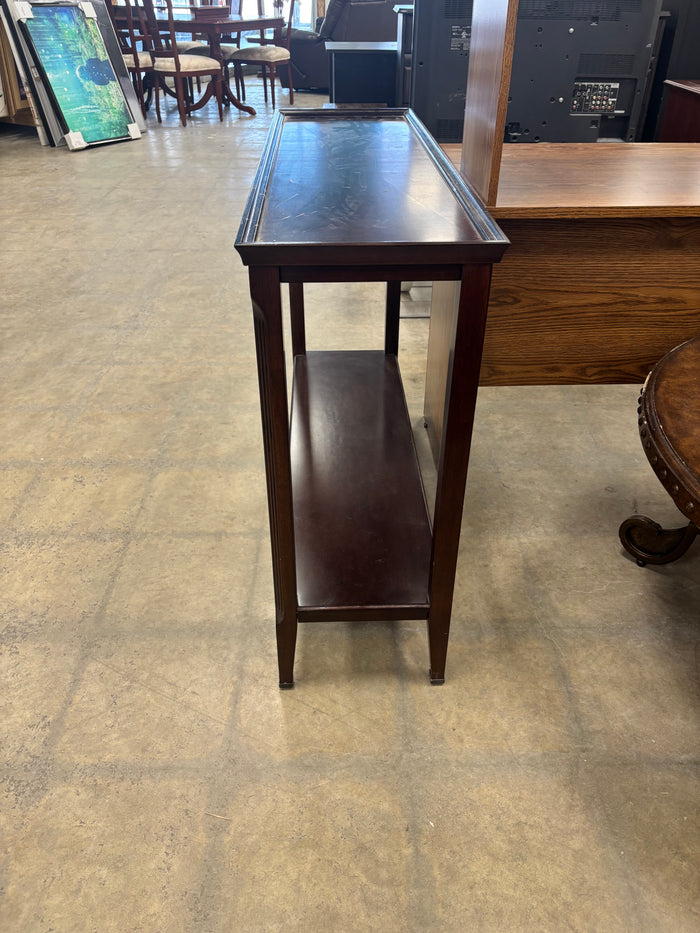 Dark Wood Console Table