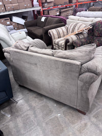 Plush Taupe Loveseat