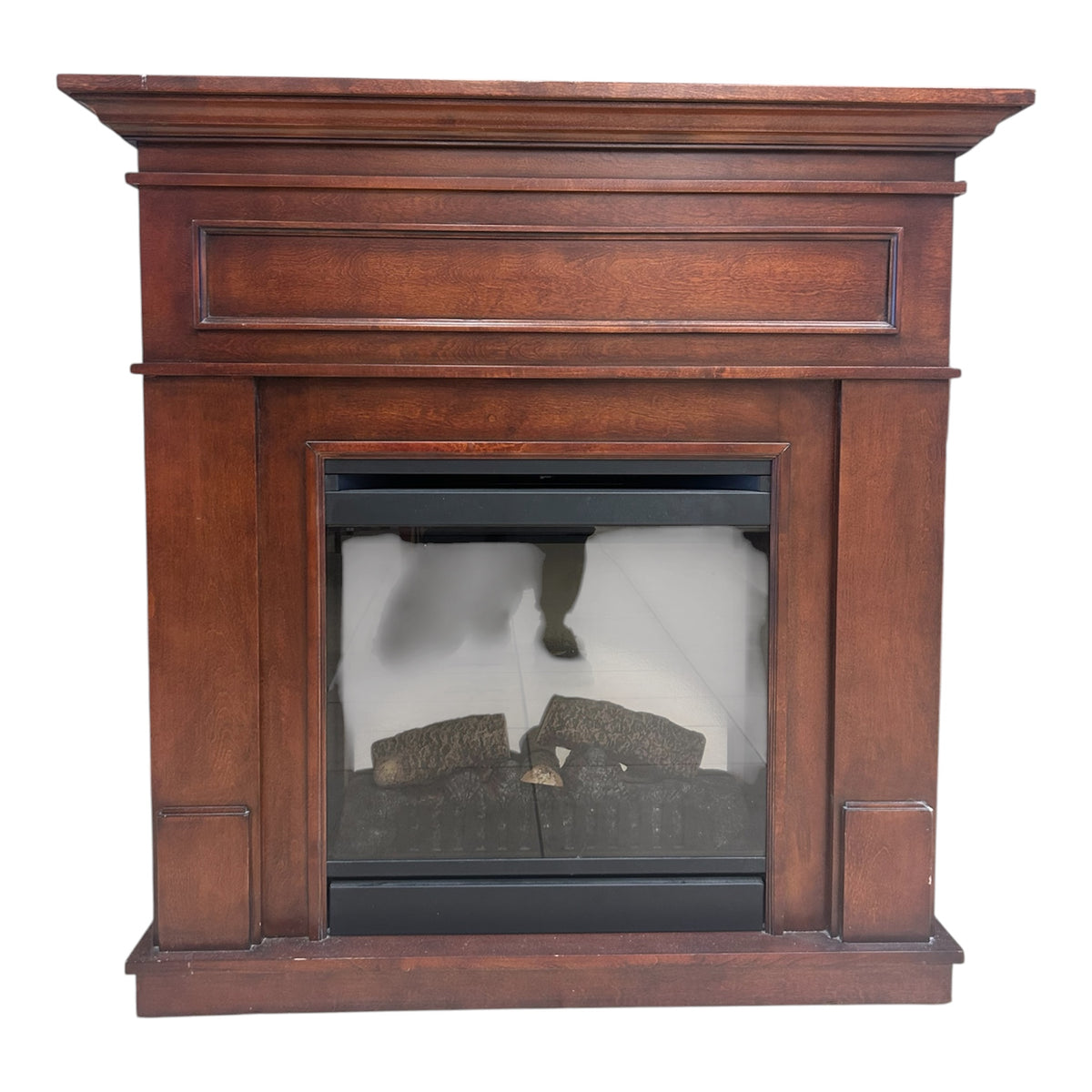 Dimplex Fireplace with A Traditional Mantel