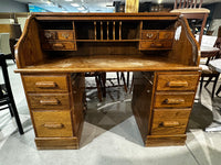 Oak Roll-top Desk
