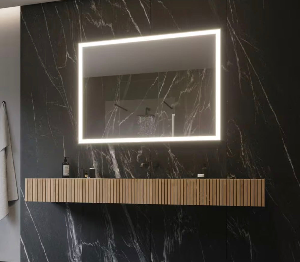Paris Mirror Galaxy Illuminated Mirror 48 x 36 3000K