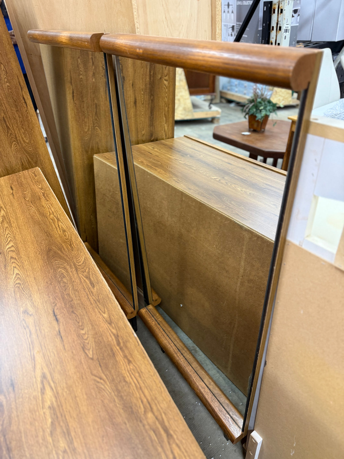 Vintage Oak Dresser with Mirror
