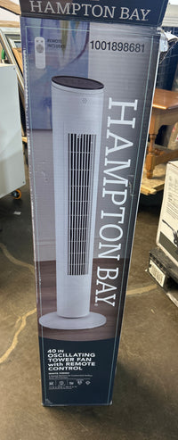 Hampton Bay 40-Inch Digital Oscillating Tower Fan with Remote