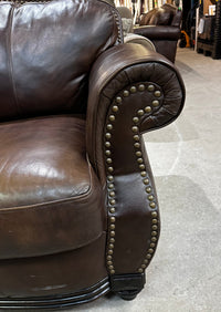 Brown Two Seater Sofa