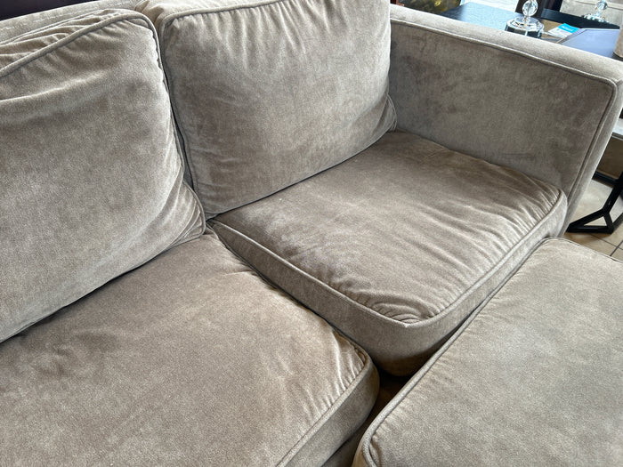 Micro-fiber Brown Sofa