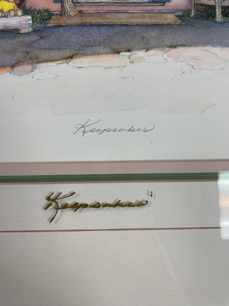 "Keepsakes" - By Laura Berry Framed Print