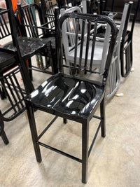 Tall Black Kipling Gunmetal Chair