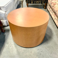 25-Inch Diameter Round Wood Coffee Table