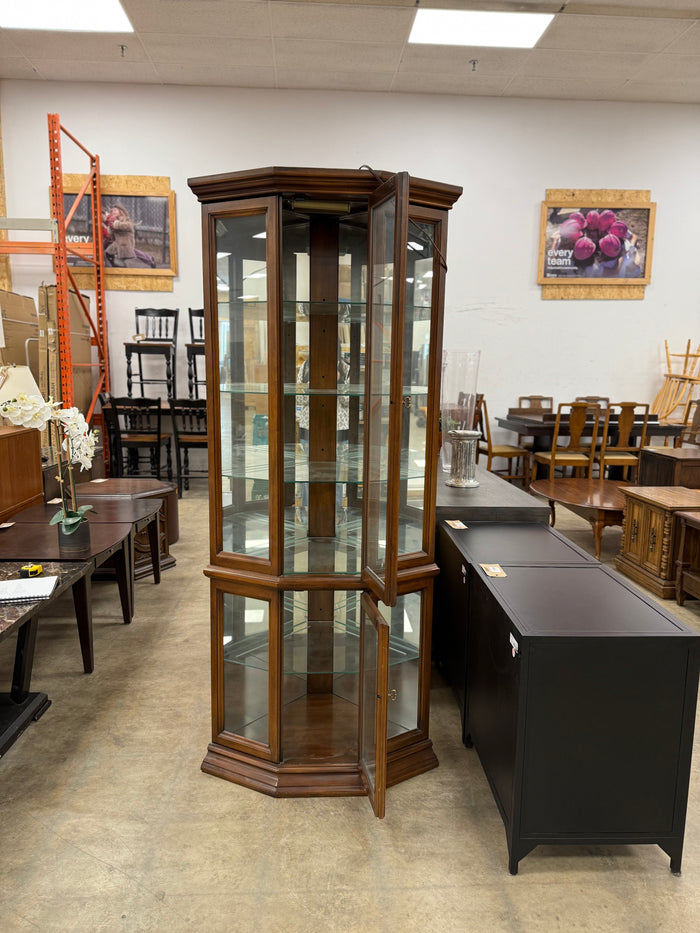 Display Corner Curio Cabinet