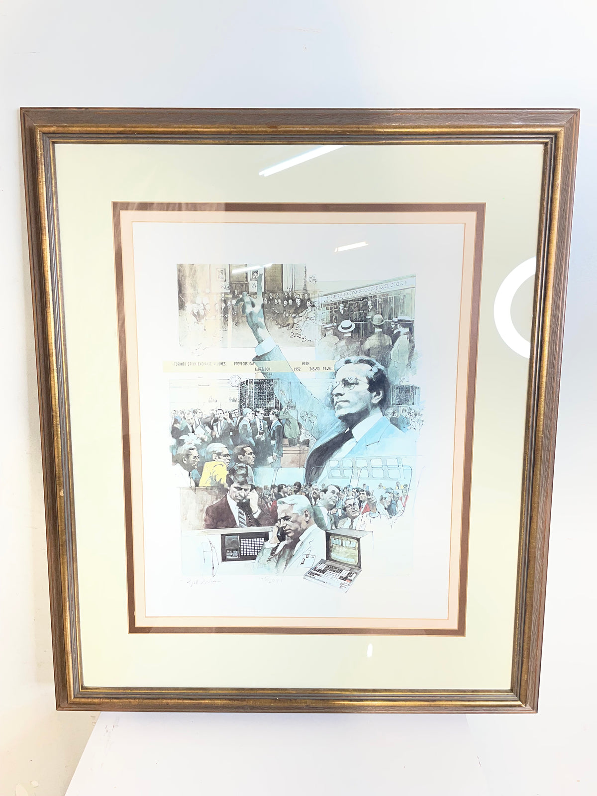 Print of "Toronto Stock Exchange" by S. Snider & Will Davies