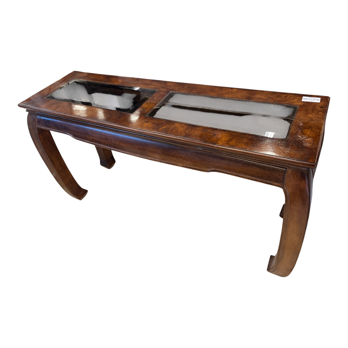 Burled Wood Sofa Table