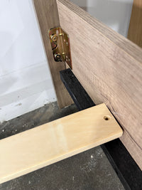 Natural Oak Finish Wooden Double Bedframe
