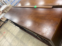 Dark Brown Fireplace Entertainment Centre