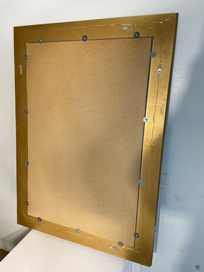 Gold-Toned Carved Framed Mirror