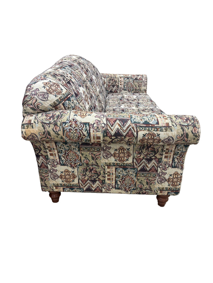 3-Seater Sofa with Colorful Pattern
