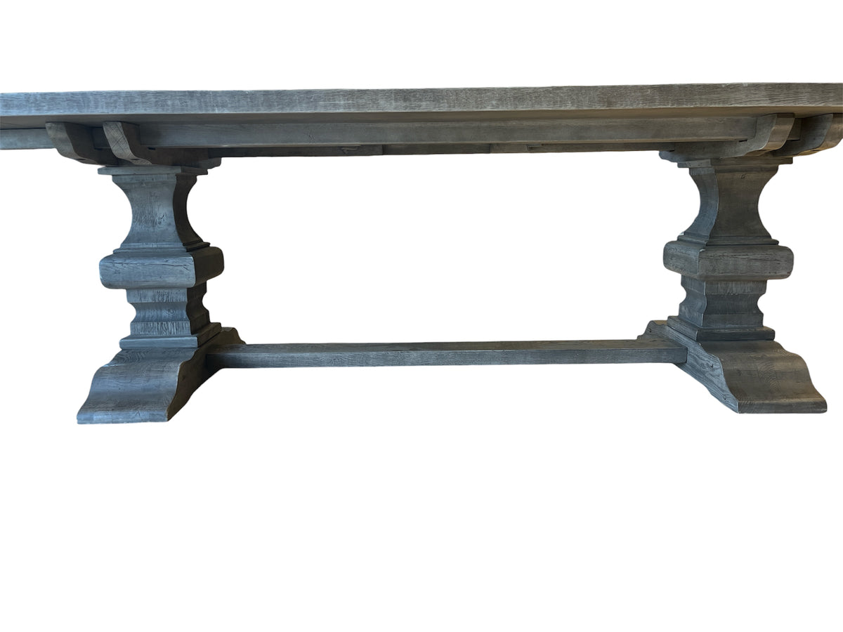Restoration Hardware Reclaimed Russian Oak Dining Table w/ Extension