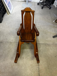 Small Unique Wooden Rocking Chair
