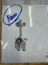 Aquabrass Turbo Thermostatic Valve with 2 or 3-way diverter
