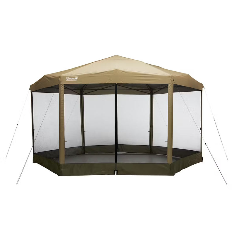 Back Home 15-ft x 13-ft Screen Canopy Tent w/ Light Brown Shade