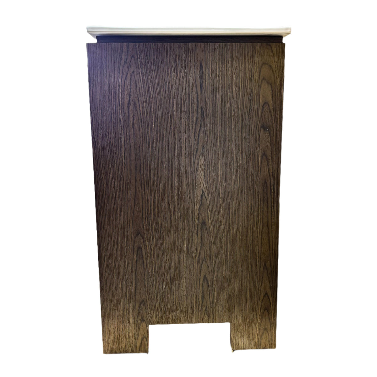 Single Wooden Vanity – 28-Inch W, 1H Pre-Drilled Countertop