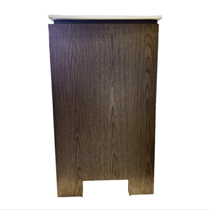 Single Wooden Vanity – 28-Inch W, 1H Pre-Drilled Countertop