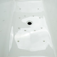 Caml-Tomlin 71x31x24-In White Freestanding Bathtub w/ Air Pump & Remote