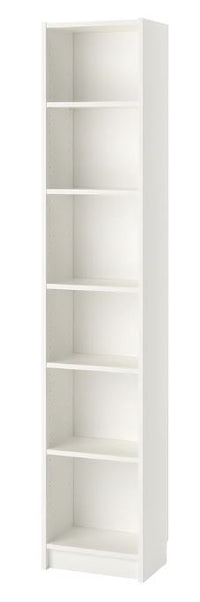IKEA BILLY Thin Bookcase White
