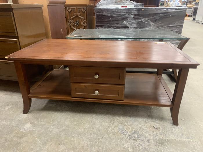 Coffee Table With Satin Nickel Knobs