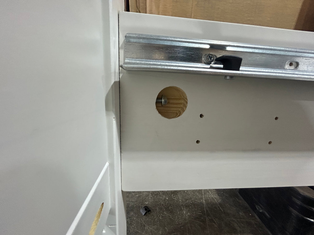 White Double Bedframe