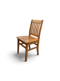 Wooden Restaurant Slat Back Chair