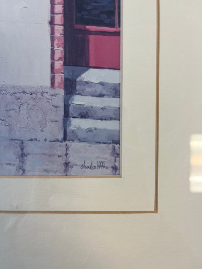 Framed Art Print - "Cafe Legend" by Shariko 1995