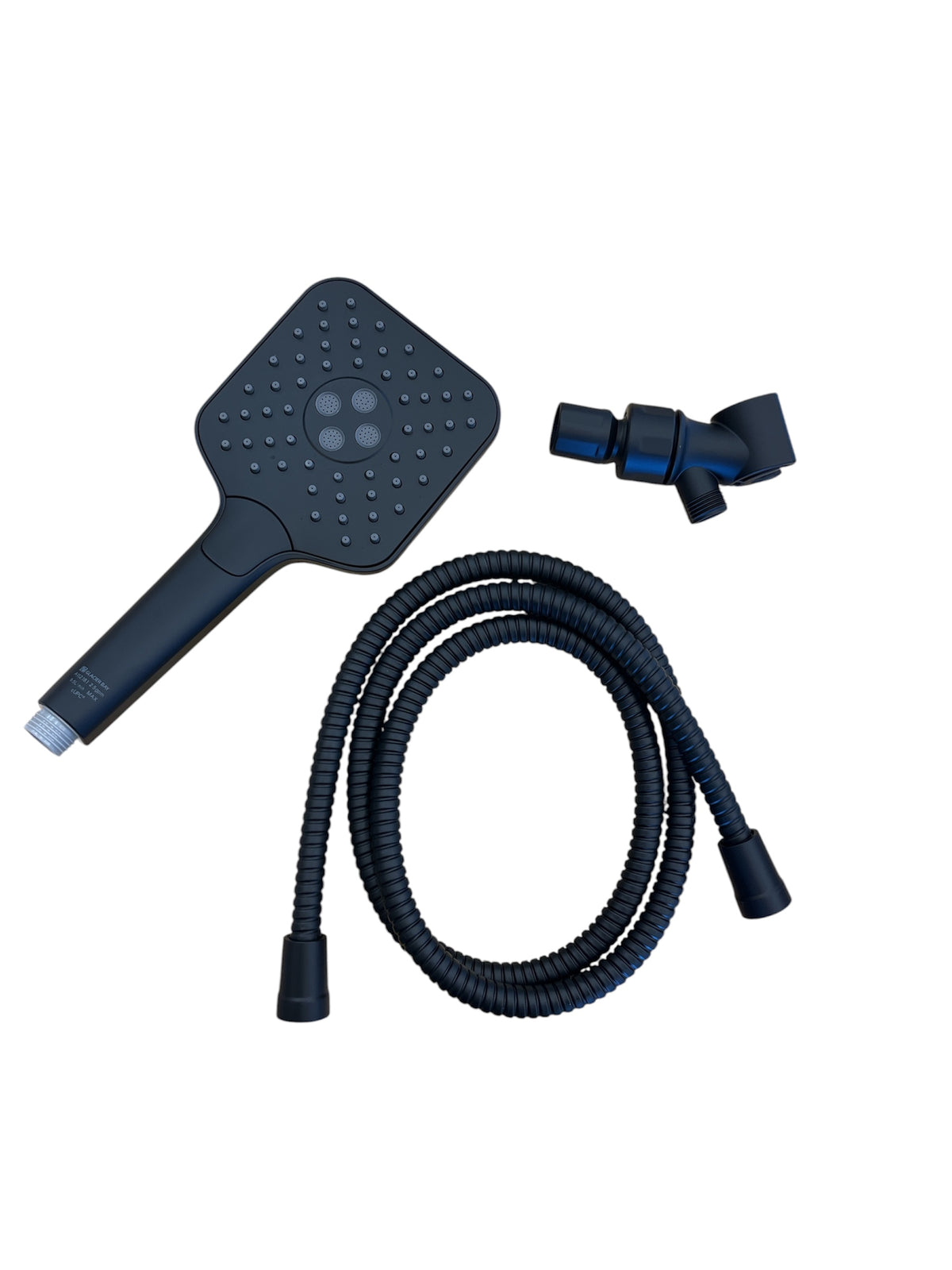 Glacier Bay Kendrick Rectangle Handheld Showerhead Kit in Matte Black