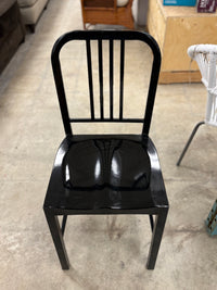 Black Kipling Gunmetal Chair