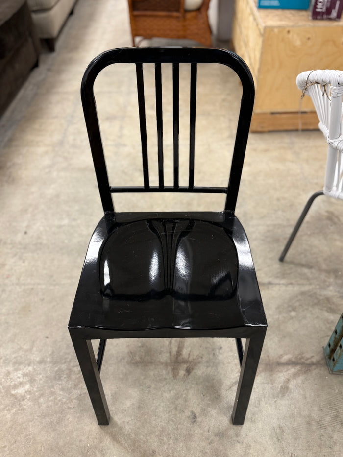 Black Kipling Gunmetal Chair