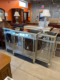 70"W Mirrored Sideboard