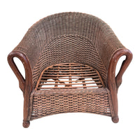 Rattan & Wicker Armchair - no cushions