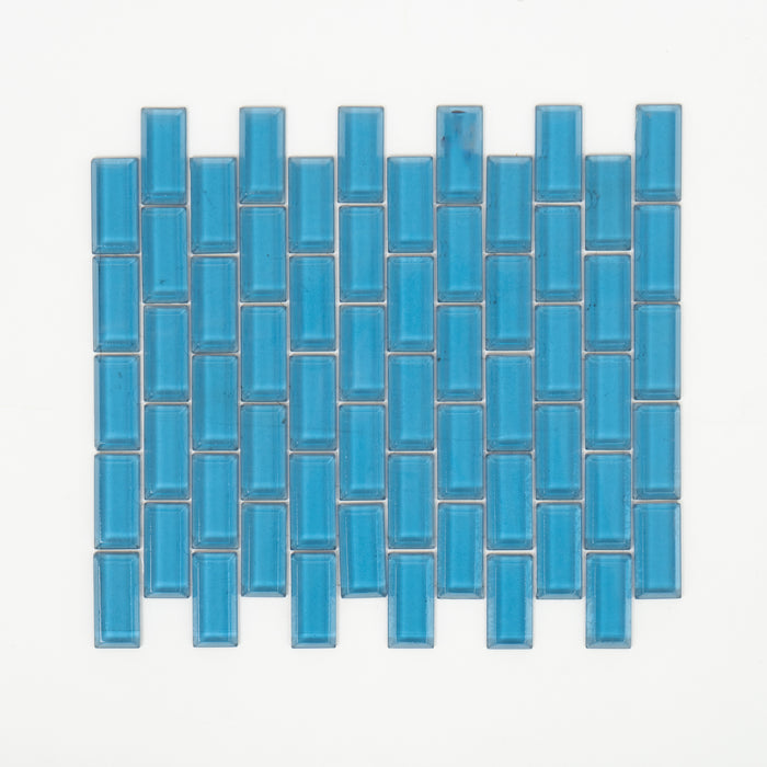 Crystal Mosaic Tiles - Cornflower Blue