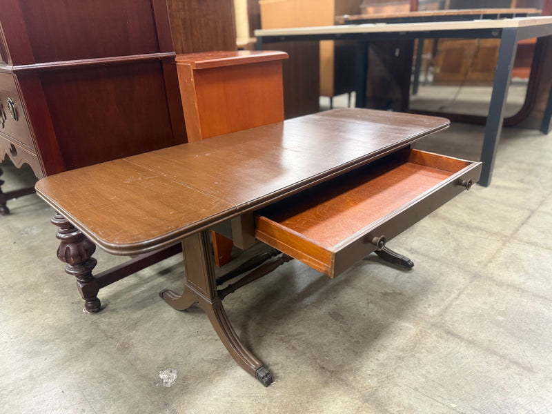 Small Brown Foldable Coffee Table