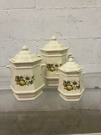 Set of Three Cookies Jars