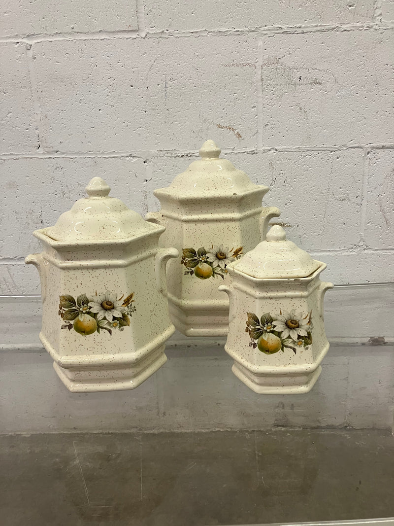 Set of Three Cookies Jars