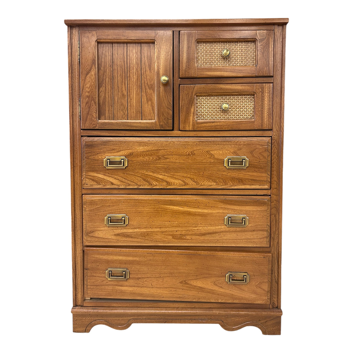 Lepine Pecan Wardrobe/Dresser