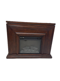 Solid Wood Fireplace Mantel and Electric Fireplace