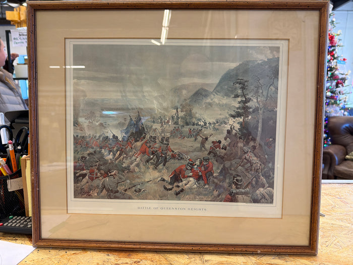 Battle of Queenston Heights Framed Print