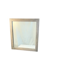 Light Oak Tone Wood Framed Mirror