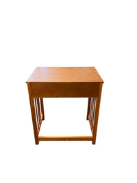Compact Desk With Pull Out Tray
