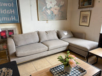 San Remo Grey Sectional Sofa - two parts