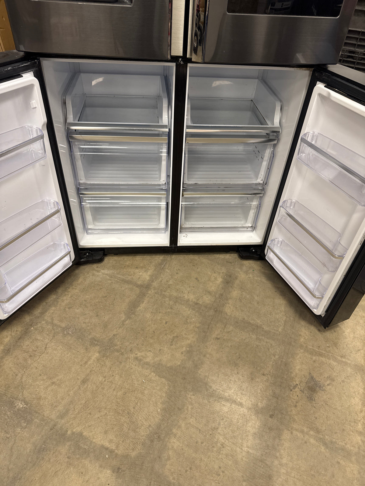 Samsung Stainless Steel Double Door Fridge And Freezer