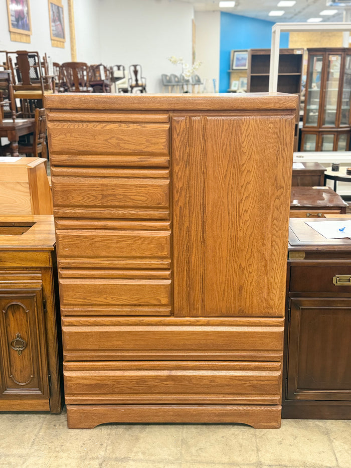 Light Brown Wooden Wardrobe